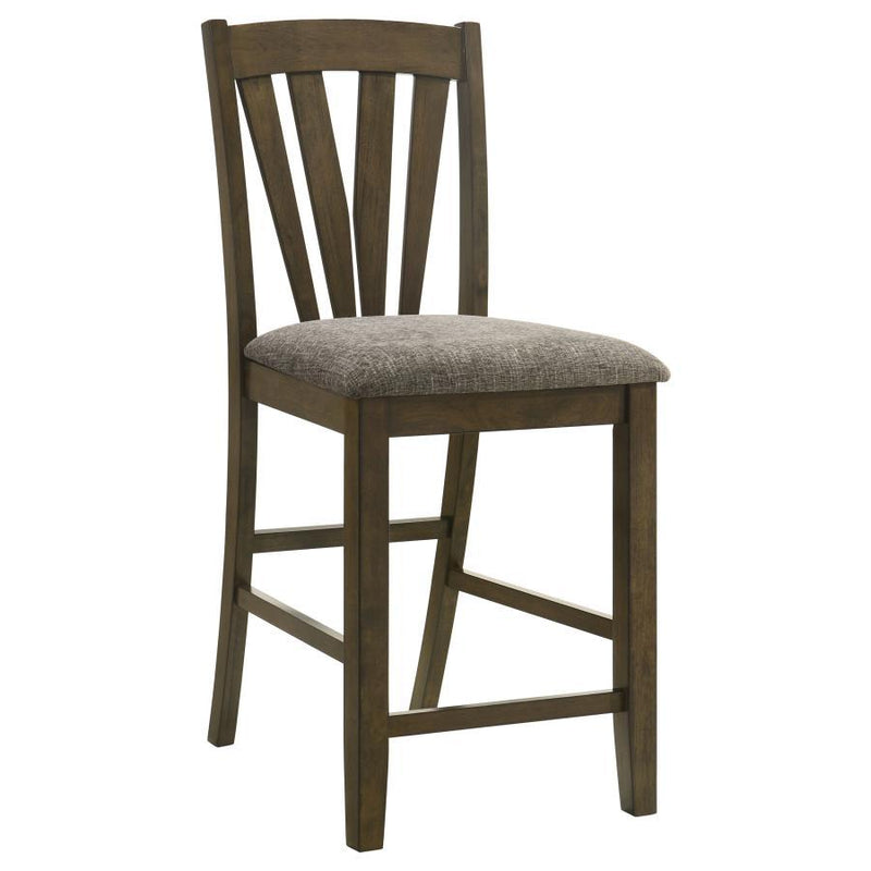 Canfield - Counter Height Dining Side Chair (Set of 2) - Brown - JaxCo Furniture