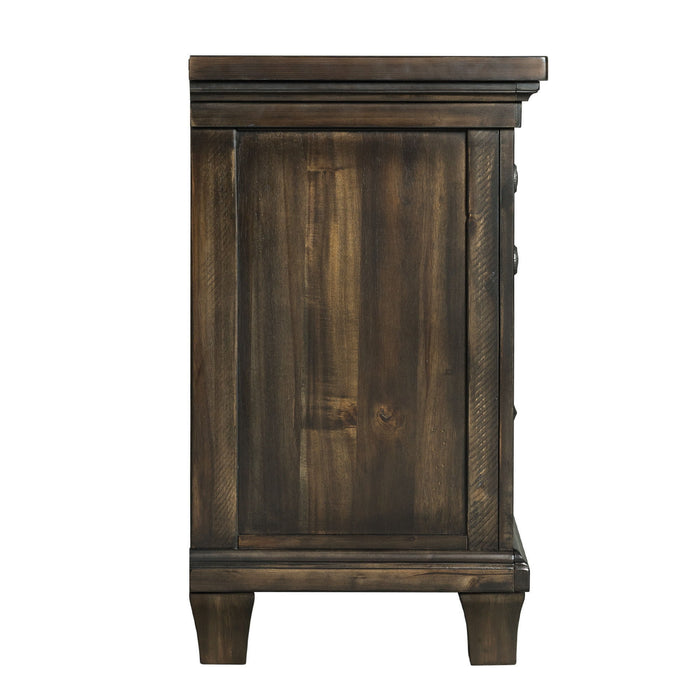 Mccabe - 2-Drawer Nightstand - Smokey Walnut Finish - JaxCo Furniture