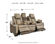 Next-Gen Durapella - Power Reclining Sofa - JaxCo Furniture