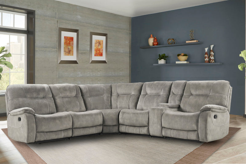 Cooper - Modular Manual Reclining Sectional - JaxCo Furniture