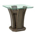 Dapper - Square End Table - Grey - JaxCo Furniture