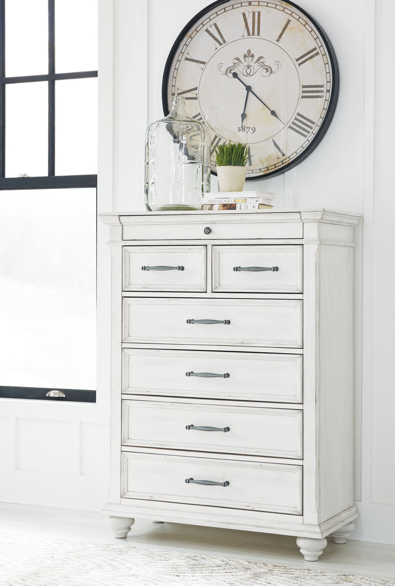 Kanwyn - Whitewash - Chest - JaxCo Furniture