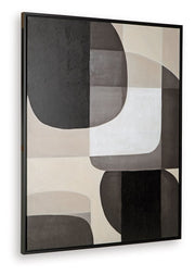 Kesleigh - Black / White - Wall Art - JaxCo Furniture