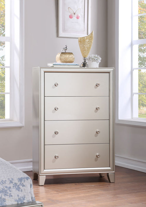 Omni - Chest - Pearl Silver - JaxCo Furniture