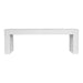 Lazarus - Outdoor Bench - White - JaxCo Furniture