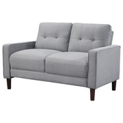 Bowen - Upholstered Track Arm Tufted Loveseat - JaxCo Furniture