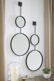 Brewer - Black - Accent Mirror - JaxCo Furniture