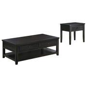 Concord - Coffee And End Table Set Distressed - JaxCo Furniture