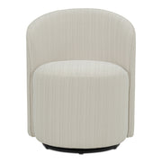 Sylvie - Swivel Chair - White - JaxCo Furniture