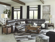 Samperstone - Power Reclining Sectional - JaxCo Furniture