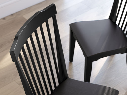 Brenkerton - Black - Dining Room Side Chair (Set of 2) - JaxCo Furniture