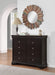 Dominique - Chesser - Dark Brown - JaxCo Furniture