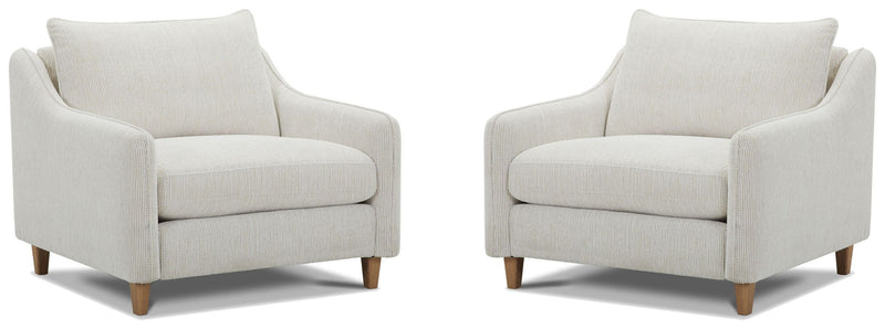 Vogue - Chair (Set of 2) - Farlo Chalk - JaxCo Furniture