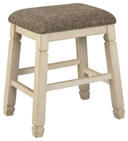 Bolanburg - Beige - Upholstered Stool (Set of 2) - JaxCo Furniture