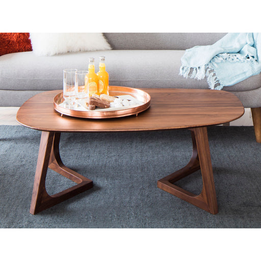 Godenza - Coffee Table Small - Natural Walnut - JaxCo Furniture