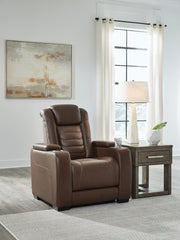 High Impact - Tobacco - Power Recliner / Adj Headrest - JaxCo Furniture