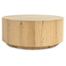 Layne - Round Coffee Table With Casters - JaxCo Furniture