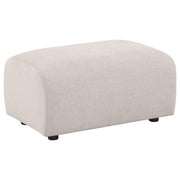 Burnett - Chenille Upholstered Ottoman - JaxCo Furniture