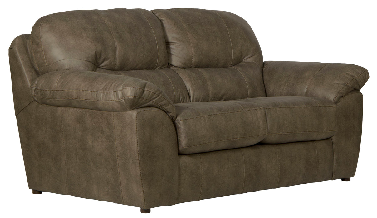 Bradshaw - Loveseat - Mushroom - JaxCo Furniture