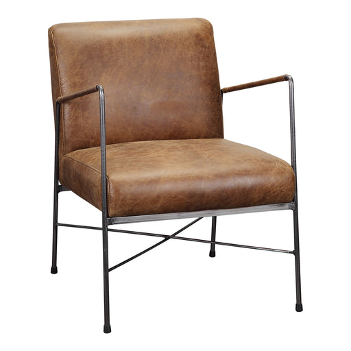 Dagwood - Leather Arm Chair - Brown - JaxCo Furniture