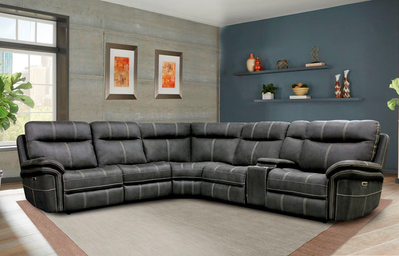 Mason - Modular Power Reclining Sectional - JaxCo Furniture
