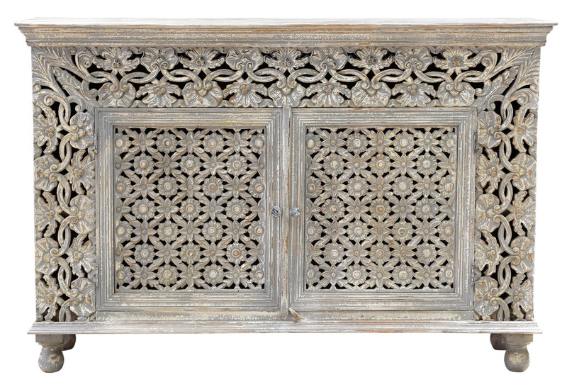 Blair - 2 Door Sideboard - Baer's Gray - JaxCo Furniture