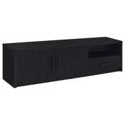 Murray - 70" 2-Door TV Stand Media Console - Black - JaxCo Furniture
