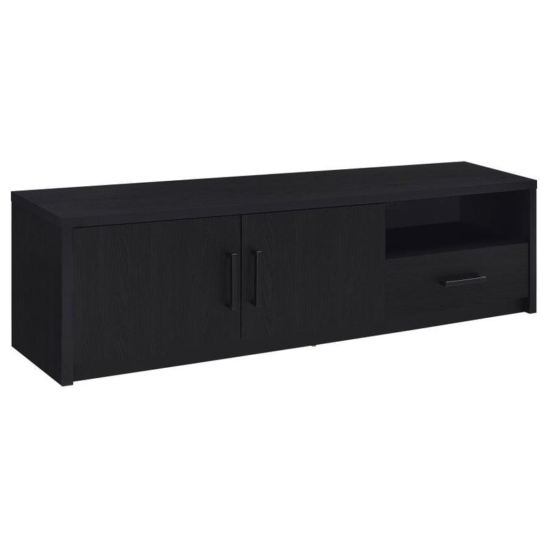 Murray - 70" 2-Door TV Stand Media Console - Black - JaxCo Furniture