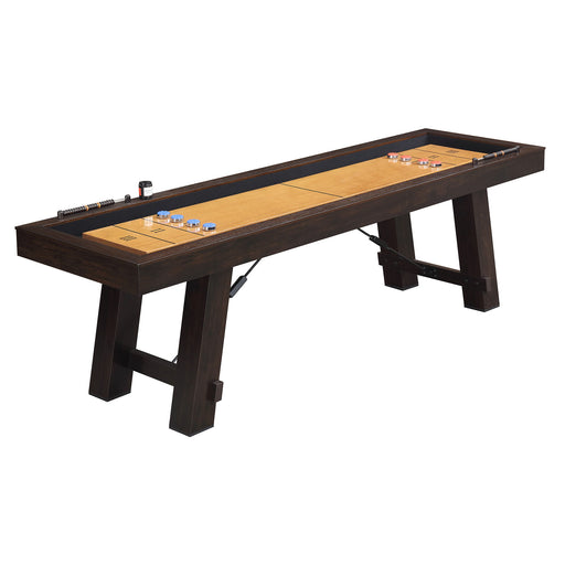 Titus - Shuffleboard Table - Brown - 108" - JaxCo Furniture