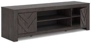 Cayboni - LG TV Stand With Fireplace Option - JaxCo Furniture
