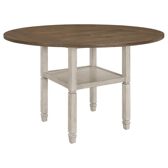 Sarasota - Extension Counter Dining Table - Rustic Cream - JaxCo Furniture