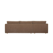 Bryn - Sectional Camel Left Stationary Sofa - Light Brown - JaxCo Furniture
