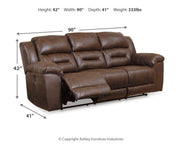 Stoneland - Power Reclining Sofa - JaxCo Furniture