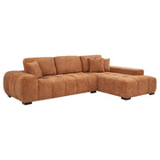 Octavia - Fabric Upholstered Sectional Chaise Sofa - JaxCo Furniture