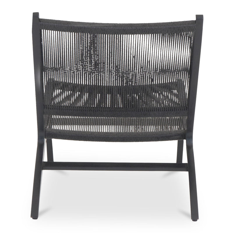 Palma - Outdoor Lounge Chair - Black - JaxCo Furniture
