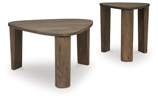 Reidport - Grayish Brown - Accent Cocktail Table Set (Set of 2) - JaxCo Furniture