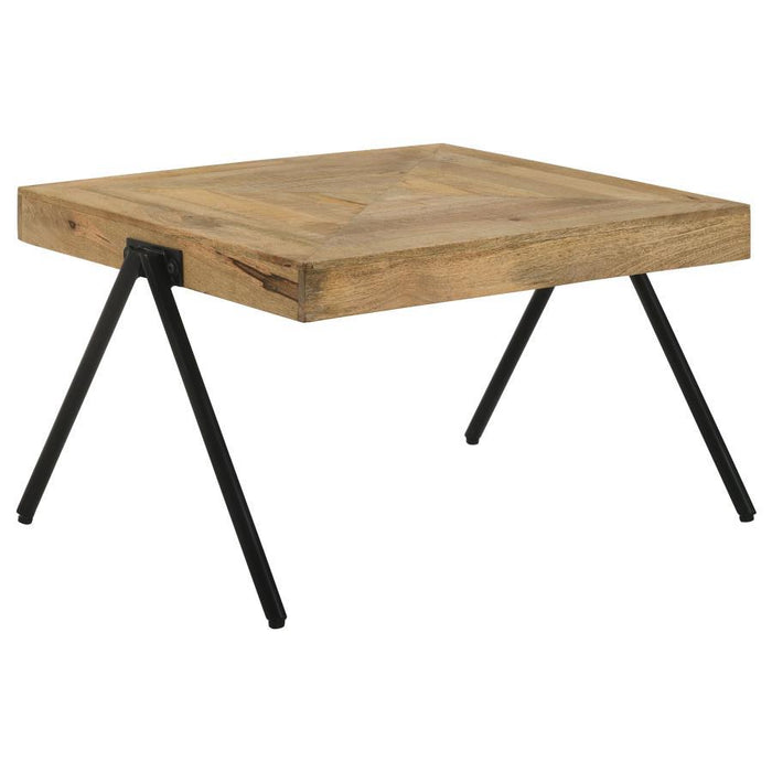 Avery - Rectangular Solid Mango Wood Coffee Table - Natural - JaxCo Furniture