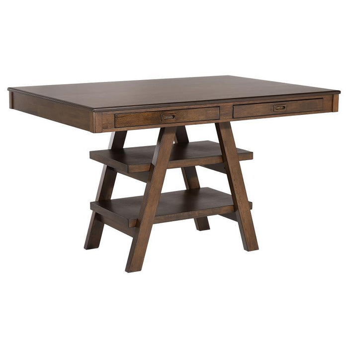 Dewey - Rectangular Counter Height Dining Table - Walnut - JaxCo Furniture