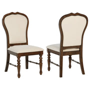 Landon - Upholstered Dining Side Chair (Set of 2) - Rich Brown - JaxCo Furniture
