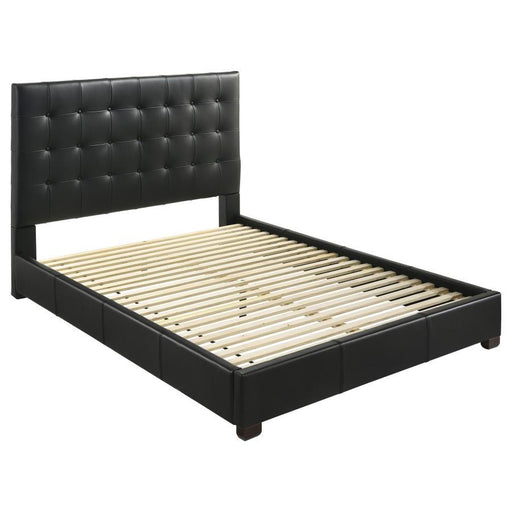 Medley - Genuine Leather Platform Bed - JaxCo Furniture