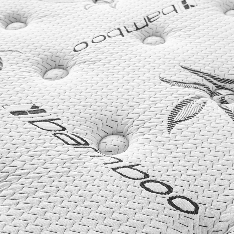 Sommet - Bamboo Euro Top Hybrid Mattress - JaxCo Furniture