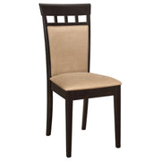 Gabriel - Closed Back Side Chairs (Set of 2) - Cappuccino - JaxCo Furniture