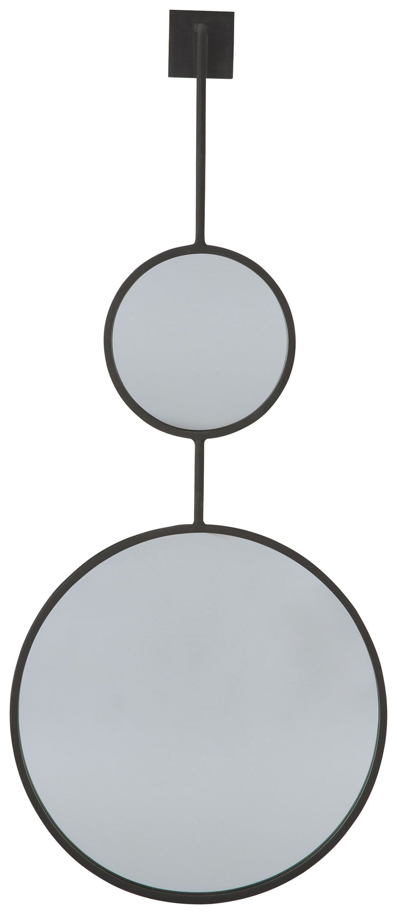 Brewer - Black - Accent Mirror - JaxCo Furniture