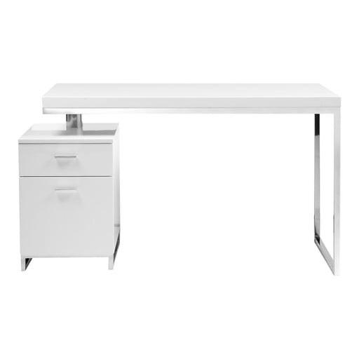 Martos - Desk - White - Wood - JaxCo Furniture