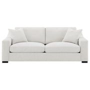 Ashlyn - Fabric Upholstered Track Arm Sofa - Sand - JaxCo Furniture
