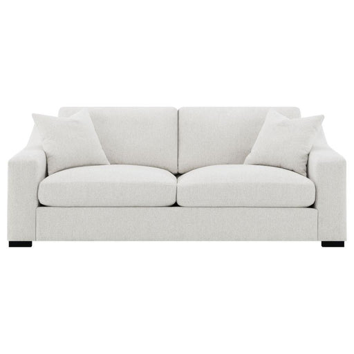 Ashlyn - Fabric Upholstered Track Arm Sofa - Sand - JaxCo Furniture