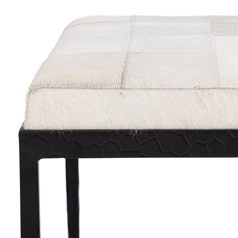 Achen - Hide 60" Bench - JaxCo Furniture