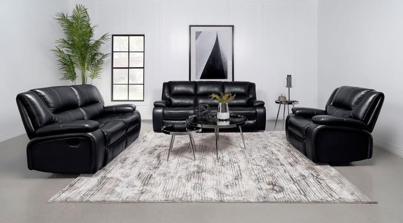 Camila - Upholstered Reclining Sofa Set - JaxCo Furniture