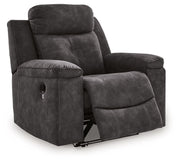 Brysonview - Zero Wall Recliner - Charcoal - JaxCo Furniture