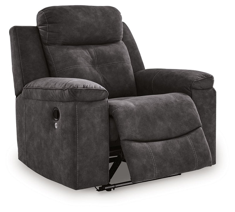 Brysonview - Zero Wall Recliner - Charcoal - JaxCo Furniture